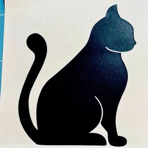 Black Cat decal